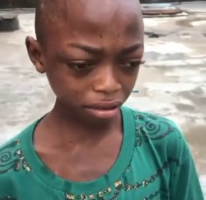 Boy rescued after being subjected to horrific abuse during his one-month stay with his madam in Lagos (video)