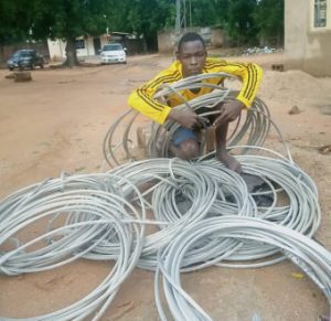 Man arrested for allegedly vandalizing, stealing cables in Adamawa