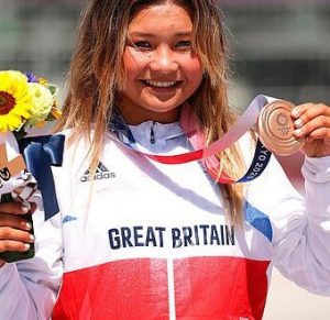 Sky Brown, 13, becomes Britain’s youngest Olympic medallist after winning bronze