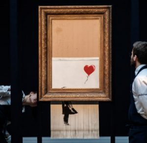 Bansky’s shredded painting sells for $25m