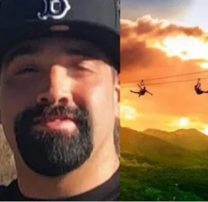 Hero employee sacrifices his life by dropping 100ft to save woman stuck on zipline