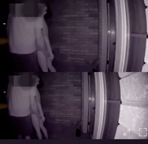 Woman ‘catches husband cheating’ on doorbell camera that captured half naked mistress leaving home